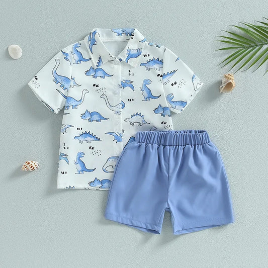 Camisa dinosaurio con short