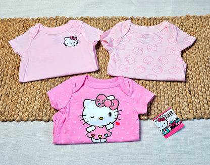 Set de mamelucos Hello Kitty