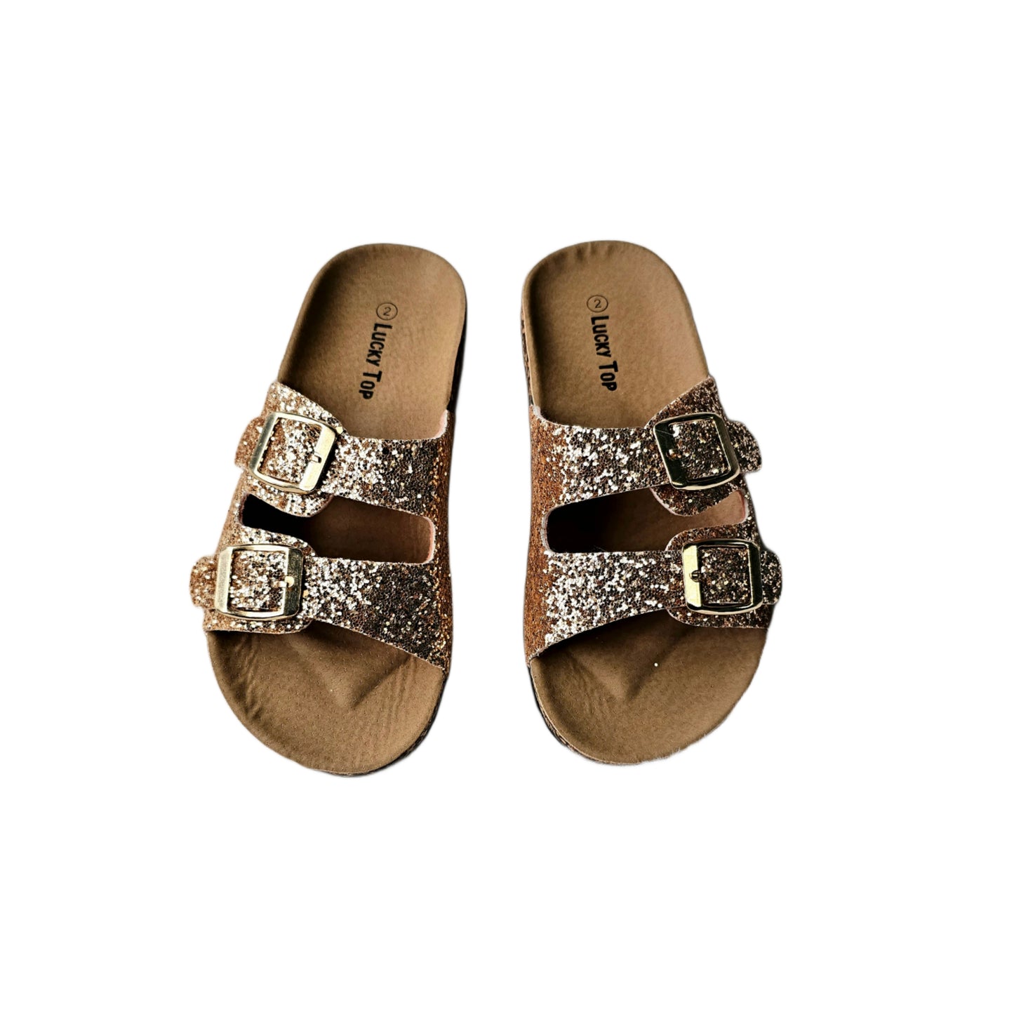 Sandalias Lucky Top doradas