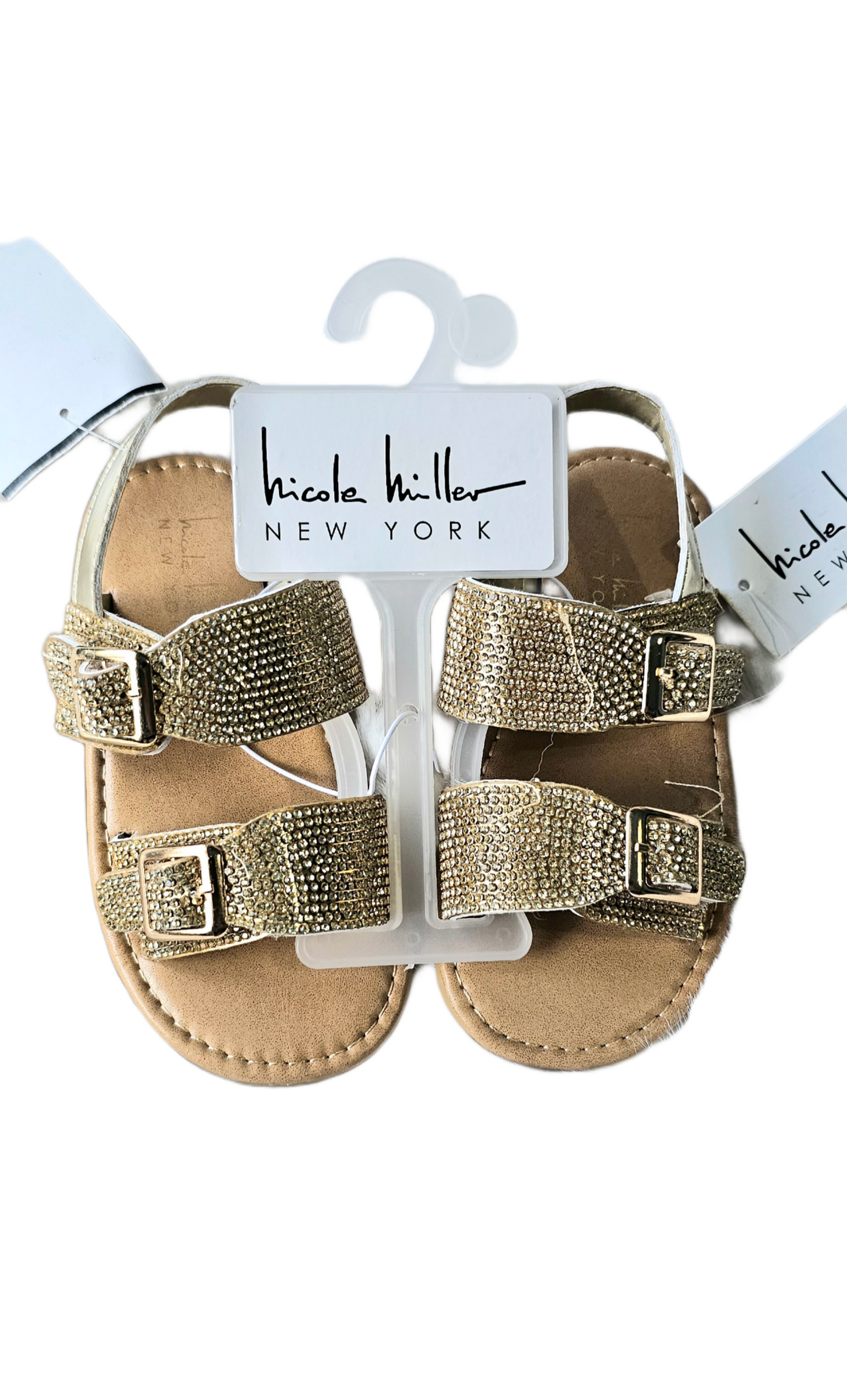 Sandalias Nicole Miller Gold