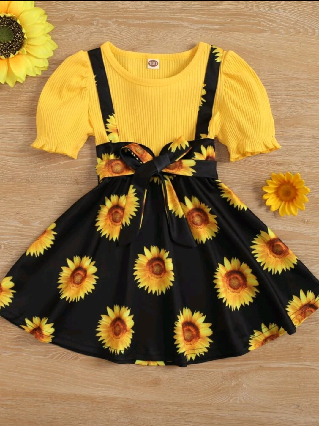 Vestido girasol amarillo