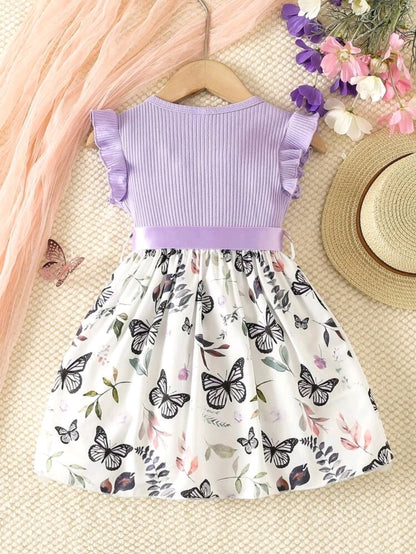 Vestido estampado mariposa