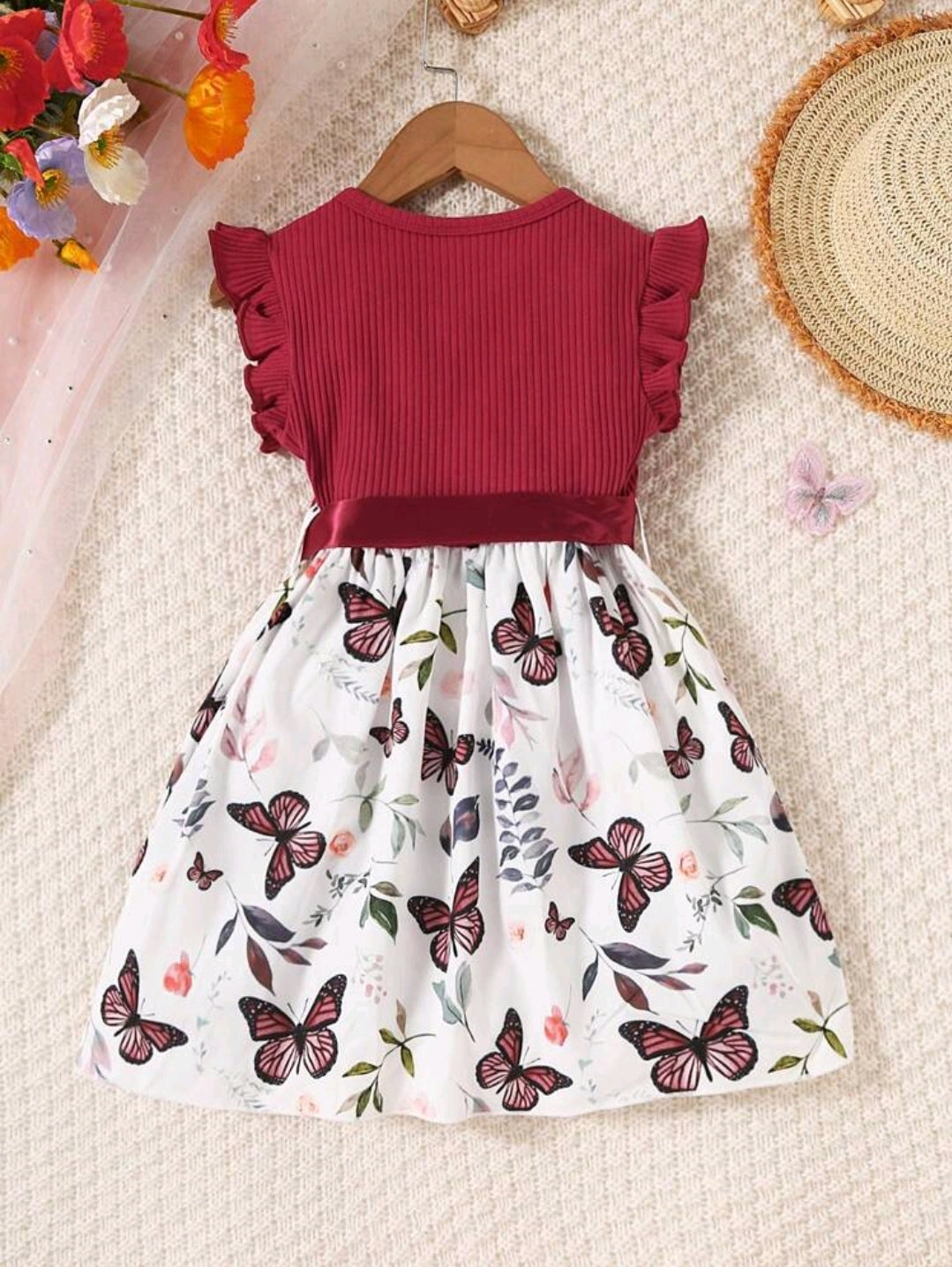 Vestido estampado mariposa